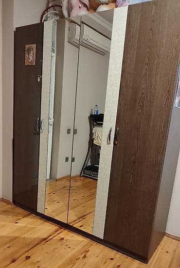 şefoner: Yataq otağı mebel dəsti - Geyim dolabı: 5 qapılı, ortada 2 tam boy — 1