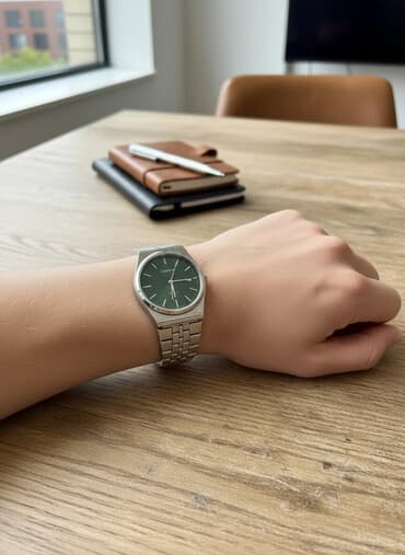 saat qolbağı: Yeni, Qol saatı, Casio, rəng - Yaşıl — 1