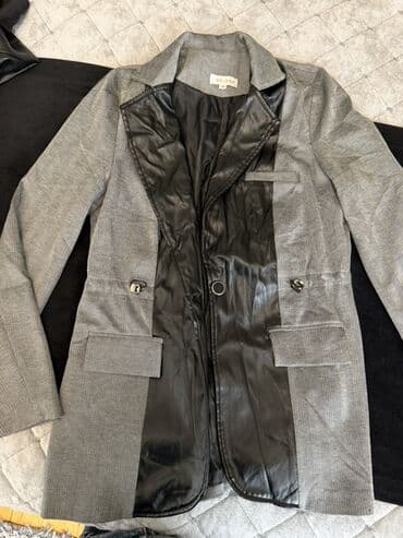 Toy paltarları və aksesuarları: Qadın kostyumu – şalvar və uzun jaket dəsti - Rəng: boz (xırda — 1