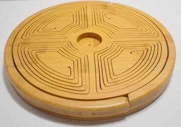 деревянная спальня: Qulplu meyvələr üçün, əl istehsalı taxta qatlanan səbət. менажница — 1