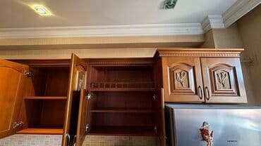 мебель для кухни: Mətbəx mebeli dəsti – tam komplekt - Material: massiv ağac görünüşlü — 10