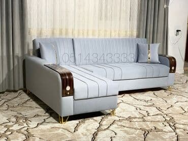 Künc divan, Yeni, Açılan, Bazalı, Vеlur parça, Şəhərdaxili pulsuz çatdırılma