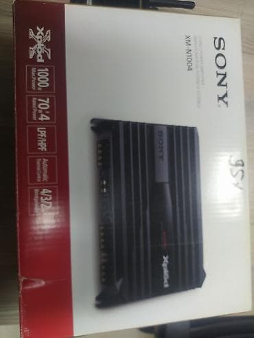 redmi note 14s: Sony XM-N1004 Xplod 4-kanallı avtomobil gücləndiricisi - Maksimal — 1
