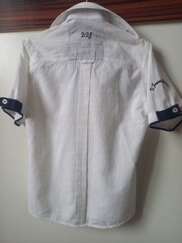 ağ kişi krossovkaları: Köynək, Boss, rəng - Ağ — 8