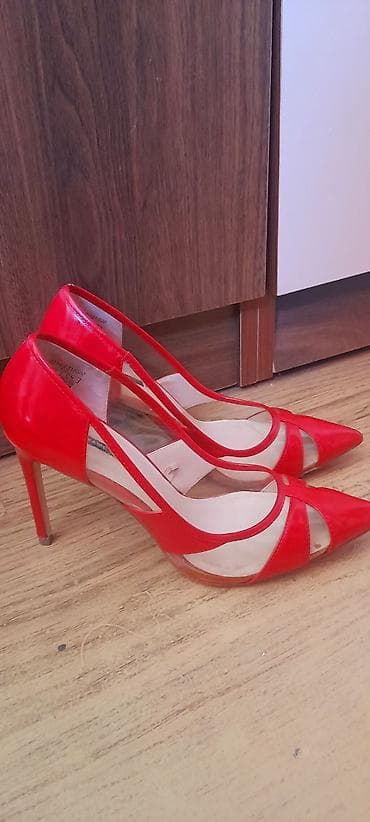 Tuflilər, Zara, Ölçü: 37, rəng - Qırmızı, İşlənmiş