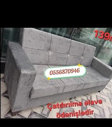 Qab-qacaq və mətbəx ləvazimatları: Divan, Yeni, Açılan, Bazalı, Parça, Ödənişli çatdırılma — 6