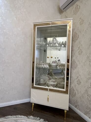 шкафчики на балконе: Новый, Распашной, 2 двери Прямой шкаф, Сервант, Азербайджан — 1