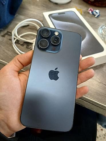 apple.iphone 5: IPhone 15 Pro Max, 256 GB, Blue Titanium, Face ID — 1