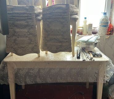 taz: Satılır 4stul+masa. təzədir problemi yoxdur — 1