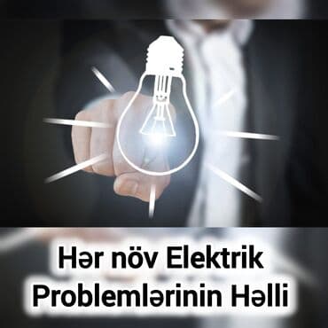 Другие стройуслуги: Evin elektrik xəttlərinin çəkilməsi Çılçıraqların quraşdırılması — 6