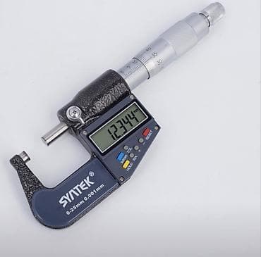 Alətlər: Elektron mikrometr. Qiyməti : 00-25 mm 229 azn ( 1-ci şəkildə olan ) — 1