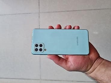 iphone xs plata: Samsung Galaxy A22, 64 GB, rəng - Mavi, İki sim kartlı — 6