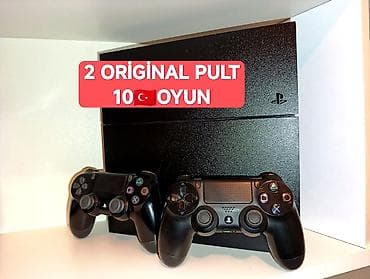 PS4 500GB plomb üzərində, təzə kimi 2 pult + türk hesabı rəsmi 10 lalafo.az -da PS4 500GB plomb üzərində, təzə kimi 2 pult + türk hesabı rəsmi 10