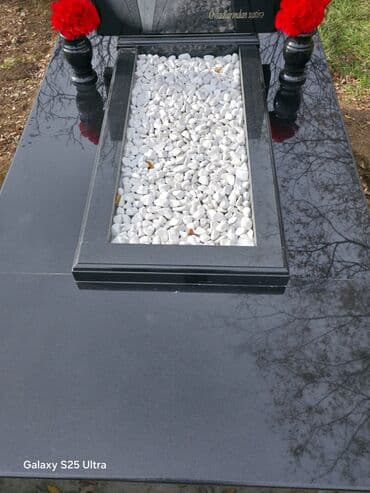 Ağ daşlar. Məzər daşları üçün ağ dekorativ daşlar. Ağ daşlar kq 1