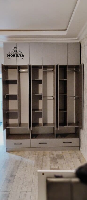 usaq otagi ucun dolab: Yeni, Açılan, Düz dolab, Qarderob, paltar dolabı, Azərbaycan — 5