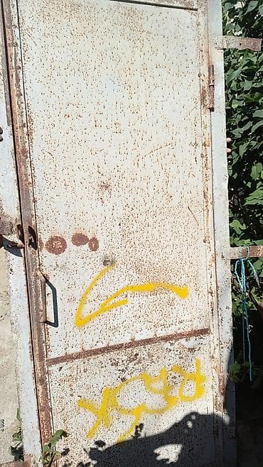plasiq qapi: Metall qapı və qutu karkası - Material: qalın polad təbəqə, möhkəm — 4