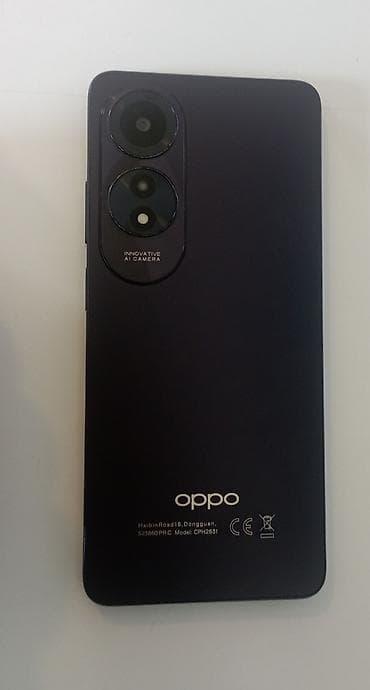 2 el pc: Oppo A60, 256 GB, rəng - Bənövşəyi, Barmaq izi — 4