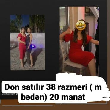 karsetli donlar: 38 razmer 1 dəfə geyilib 17 manat Mingəçevirdə — 1