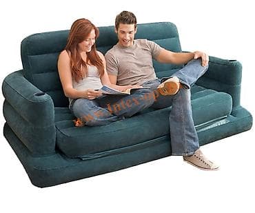 sofa: Надувной диван-трансформер intex 68566, 231 х 193 х 71 см. Весьма — 6