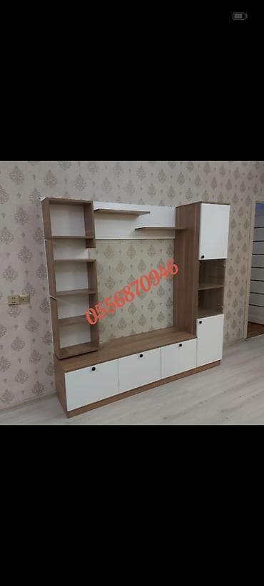 Mebel dəsti – TV stendi və divar rəfləri - Müasir tərzdə TV altlığı lalafo.az -da Mebel dəsti – TV stendi və divar rəfləri - Müasir tərzdə TV altlığı