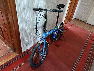 cube velo: Yığıla bilən şəhər velosipedi – mavi rəng - Kompakt qatlanan — 1