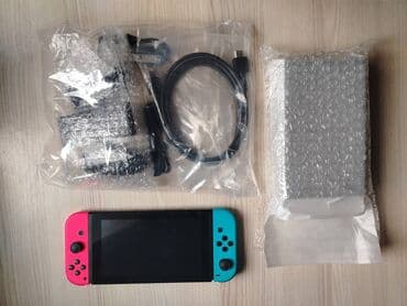 Nintendo Switch konsolu Nintendo Switch konsol dəsti, ideal vəziyətdə