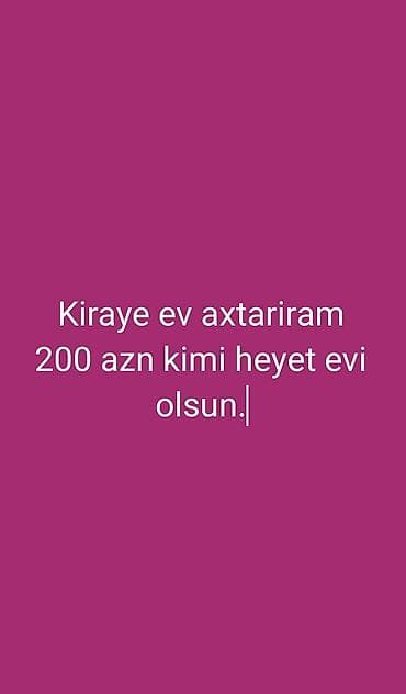 kiraye evler 250 300 manat: Kirayə ev axtarılır. otaq yoldasi axtaranlarda yaza biler qiz oglan — 1