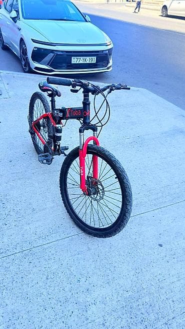 İdman və hobbi: Toba qatlanan mtb velosipedi - Əyləclər: ön disk əyləc, arxa — 8