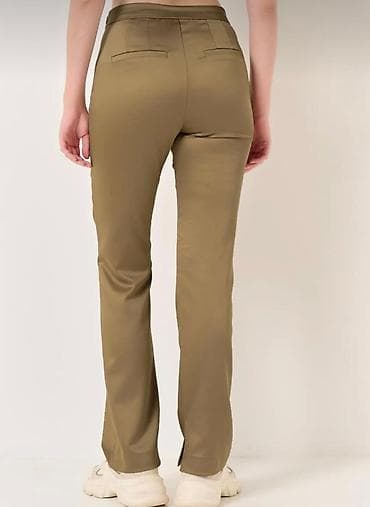 Jimmy Key yüksək bel saten şalvar, yeni etiketli, S, 36 bədən — 6