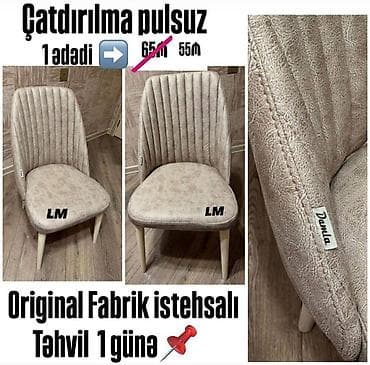 HAZIR FABRİK STULLARI 👑 Yüksək keyfiyyətlə boyalı model Qiymət  — 1