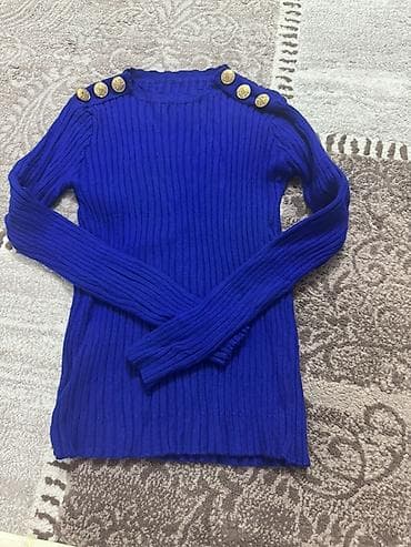 uz ucun e vitamini: Qadın geyimləri dəsti 1) Yaşıl məxməri bluz - Parça: yumşaq — 4