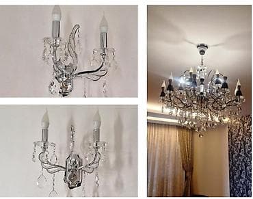 sam: Çılçıraq, 10 və daha çox lampa, Metal — 1
