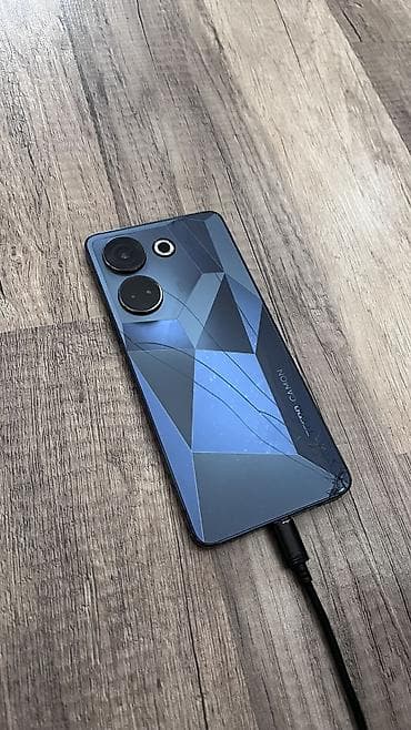 Tecno Camon 20 Pro, 256 ГБ, цвет - Синий, Face ID