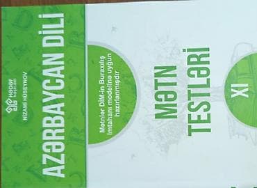 Məhsul: “Azərbaycan dili – Mətn Testləri” (XI sinif) - Müəllif