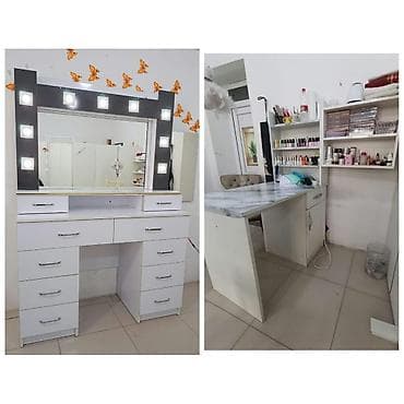 salon dolab: Guzgulu Kamod+manikur stolu 350azn satilir. Ayriliqda kamod 220azn — 1