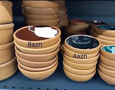 serviz nahar: Kasalar, rəng - Qəhvəyi, Keramika — 3