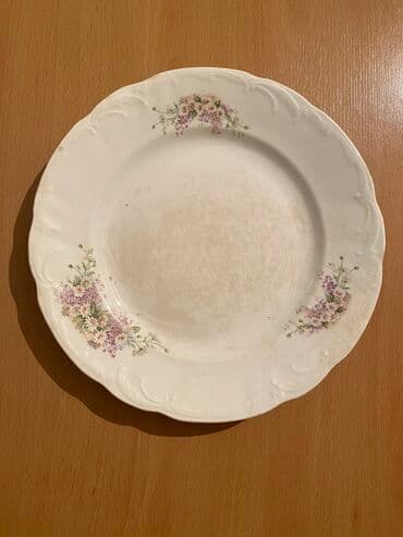 Əntiq vazalar: Boşqab, 1900 il, Farfor, Rusiya — 4