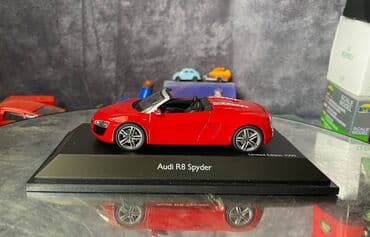 metbex tavan modelleri: Коллекционная модель AUDI R8 V10 Spyder Red 2012 Limited Edition — 27