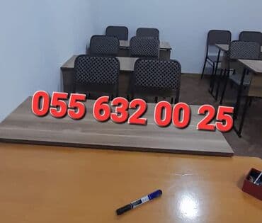 pardalar: Tədris kursları üçün stol stul dəstinin sexdən birbaşa satışı var — 10