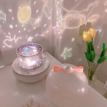 himalay duzu lampası: Lampa projektor Led dönən musiqili projektor🔮 Hədiyyəlik💝🎁 🔹 Ölkə — 1