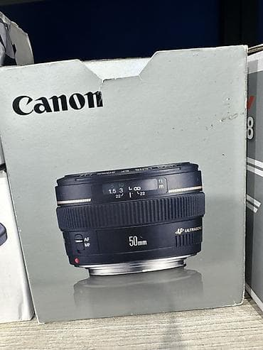 yeni modem: Canon EF 50mm USM obyektiv - Fokus məsafəsi: 50 mm – portret, küçə və — 1