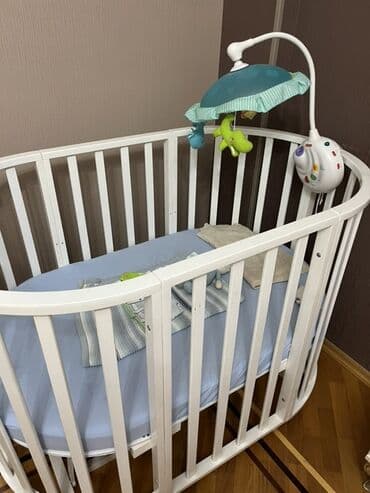 hasar üstü: Oğlan və qız üçün, Yeni, Yumru, Beşik, Dəst ilə, Matras ilə, Yellənmə mexanizmsiz — 3