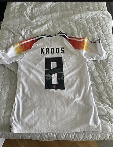 Futbolka, Adidas, M, rəng - Ağ