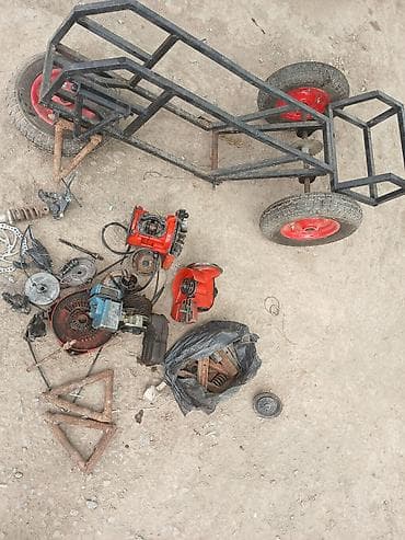 Özünüqurma kiçik buggy/karte layihəsi üçün dəst Tərkib: - Dörd