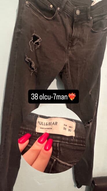 buggy şalvar: Şalvar, PULL&BEAR, M — 1