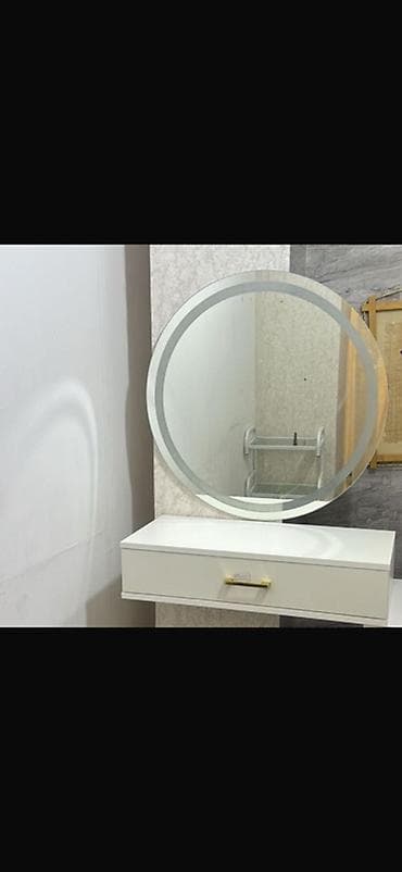 Güzgü Divar üçün, Dairə, Makiyaj üçün, Arxa işıqlı