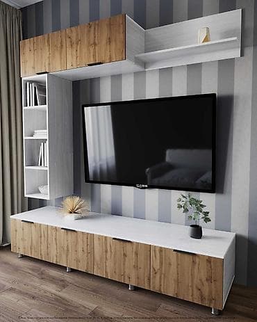 Yeni, Düz TV altlığı, Polkasız, Laminat, Türkiyə