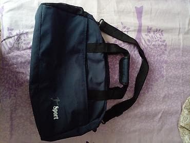 velo brend: Sport çantası - Rəng: tünd mavi - Material: suya dayanıqlı sintetik — 1