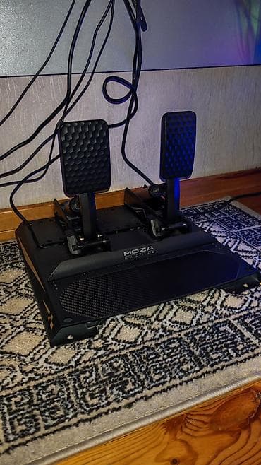 ps3 konsol: Moza R5 baza, Moza CS V2P (13 inch) sükan, Moza CRP2 (load cell) — 6
