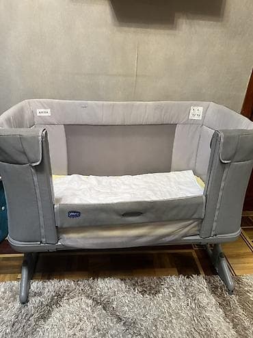 elvan metal: Oğlan və qız üçün, Dördbucaq, Beşik, Dəstsiz, Matras ilə, Yellənmə mexanizmsiz — 2